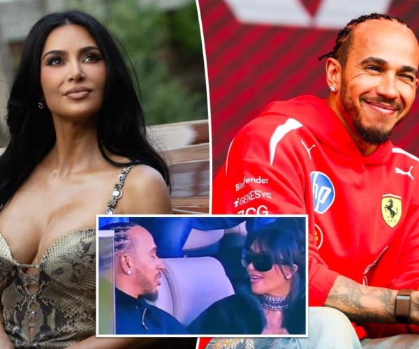Kim Kardashian Lewis Hamilton
