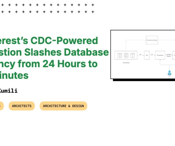 Pinterest CDC ingestion